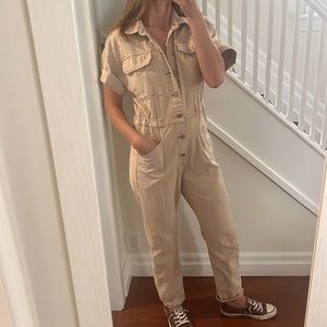 Stylish Tan Jumpsuit